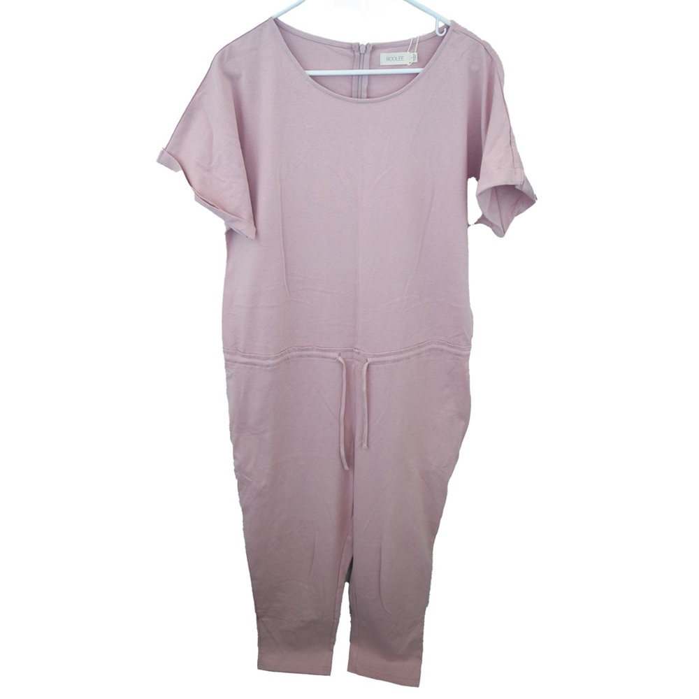 ROOLEE Sunset Boulevard Light Pink Jumpsuit Romper NWT SIZE Large